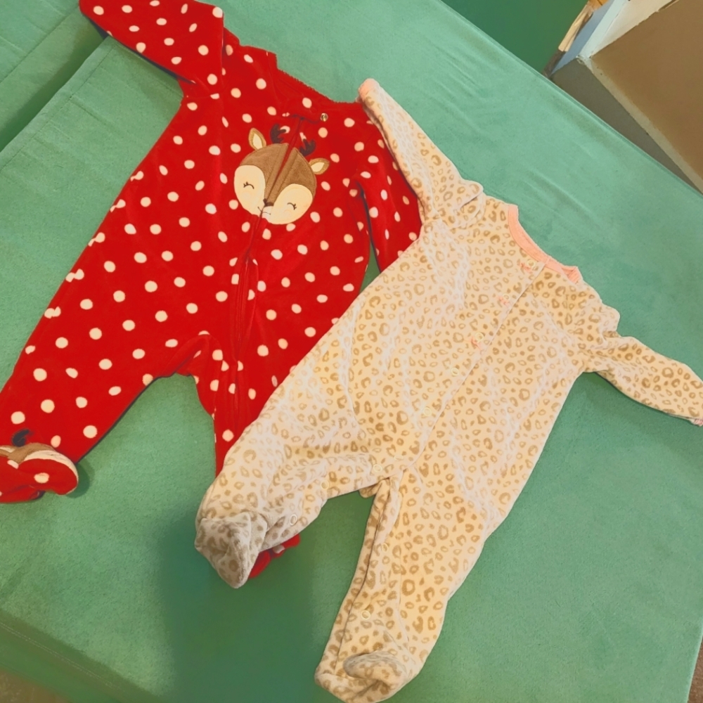 Carters fleece sleepers
